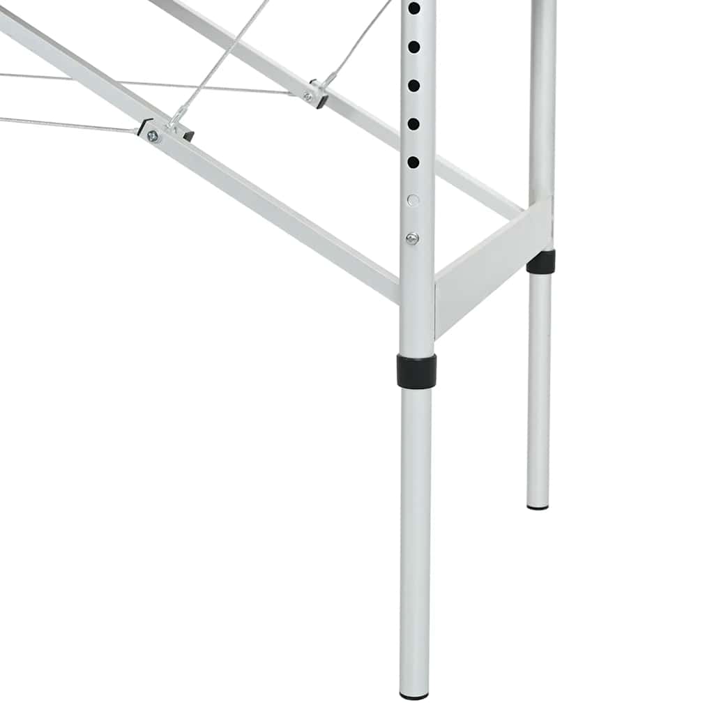 Masă de masaj cu 4 zone, cadru aluminiu, antracit, 186 x 68 cm GartenMobel Dekor