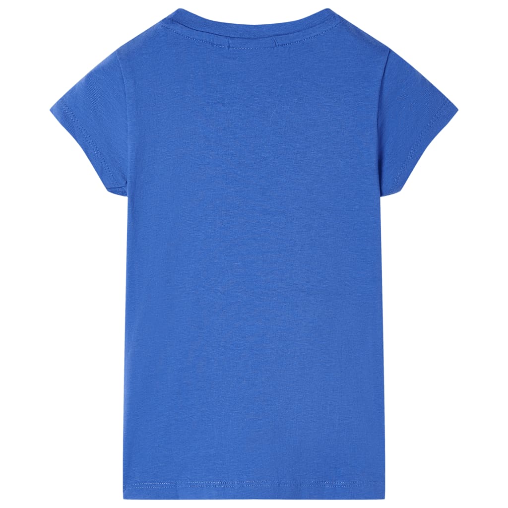 Tricou pentru copii, albastru cobalt, 104 GartenMobel Dekor
