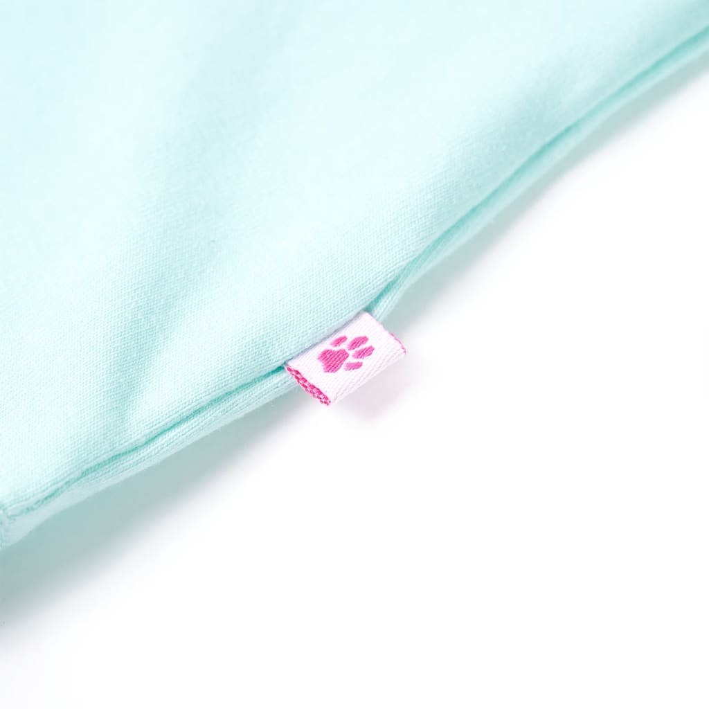 Tricou pentru copii, turcoaz deschis, 128 GartenMobel Dekor