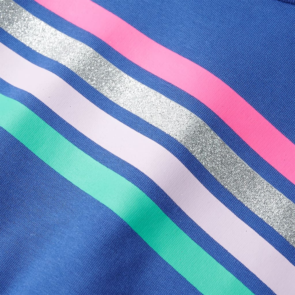 Rochie pentru copii cu șnur, albastru cobalt, 104 GartenMobel Dekor