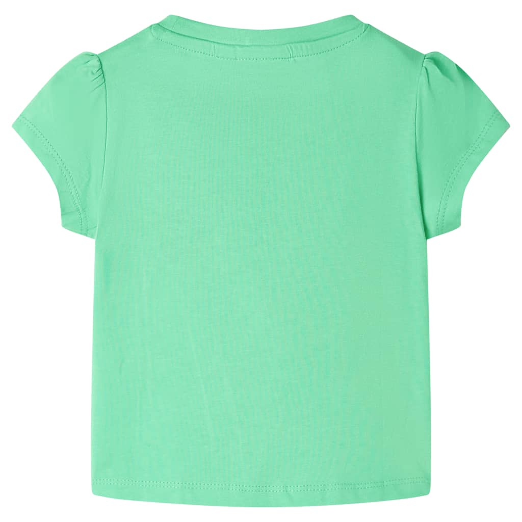 Tricou pentru copii, verde deschis, 104 GartenMobel Dekor