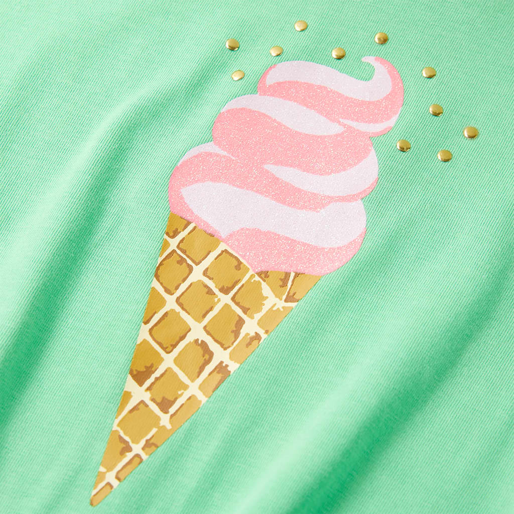 Tricou pentru copii, verde deschis, 104 GartenMobel Dekor