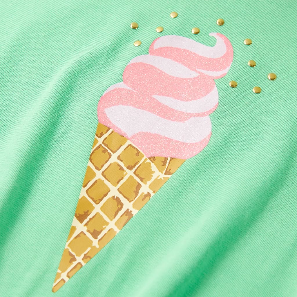 Tricou pentru copii, verde deschis, 140 GartenMobel Dekor