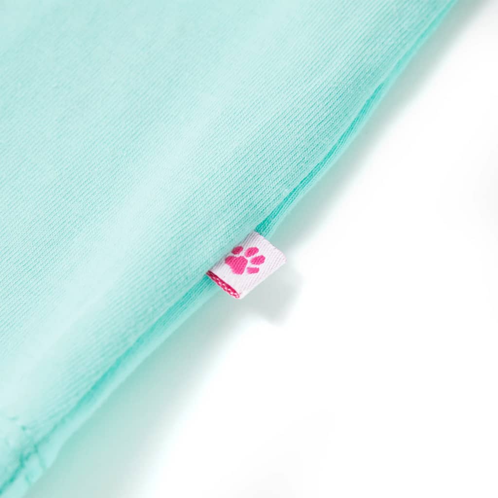 Tricou pentru copii, verde mentă deschis, 104 GartenMobel Dekor