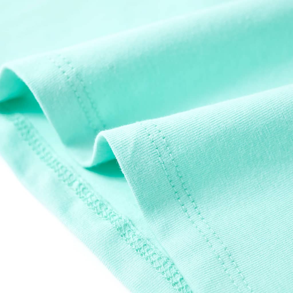 Tricou pentru copii, verde mentă deschis, 128 GartenMobel Dekor