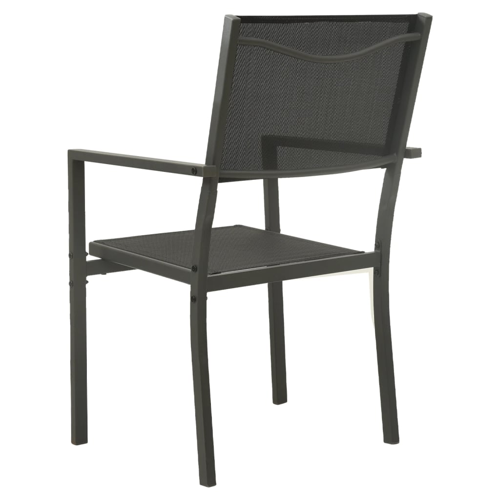 Set mobilier de exterior, 9 piese, oțel GartenMobel Dekor
