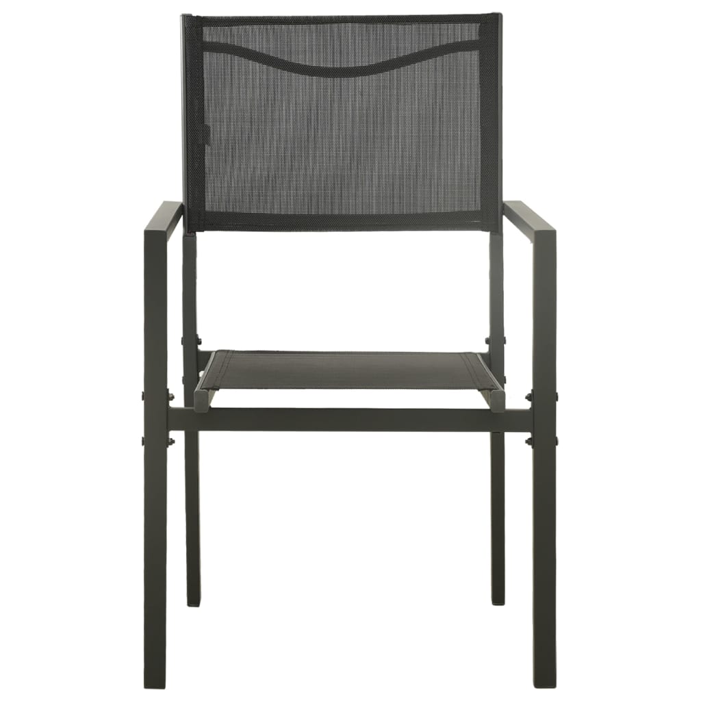Set mobilier de exterior, 9 piese, oțel GartenMobel Dekor