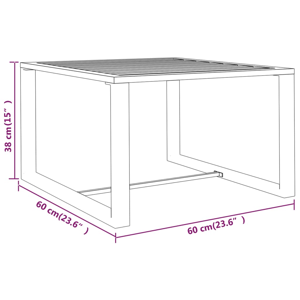 Set mobilier de grădină cu perne, 8 piese, antracit, aluminiu GartenMobel Dekor