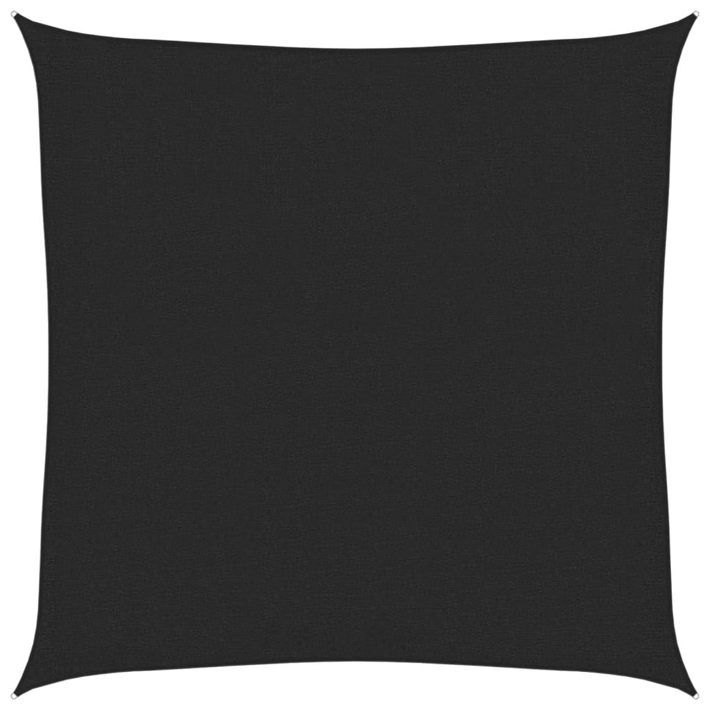Pânză parasolar, negru, 2,5x2,5 m, HDPE, 160 g/m² GartenMobel Dekor