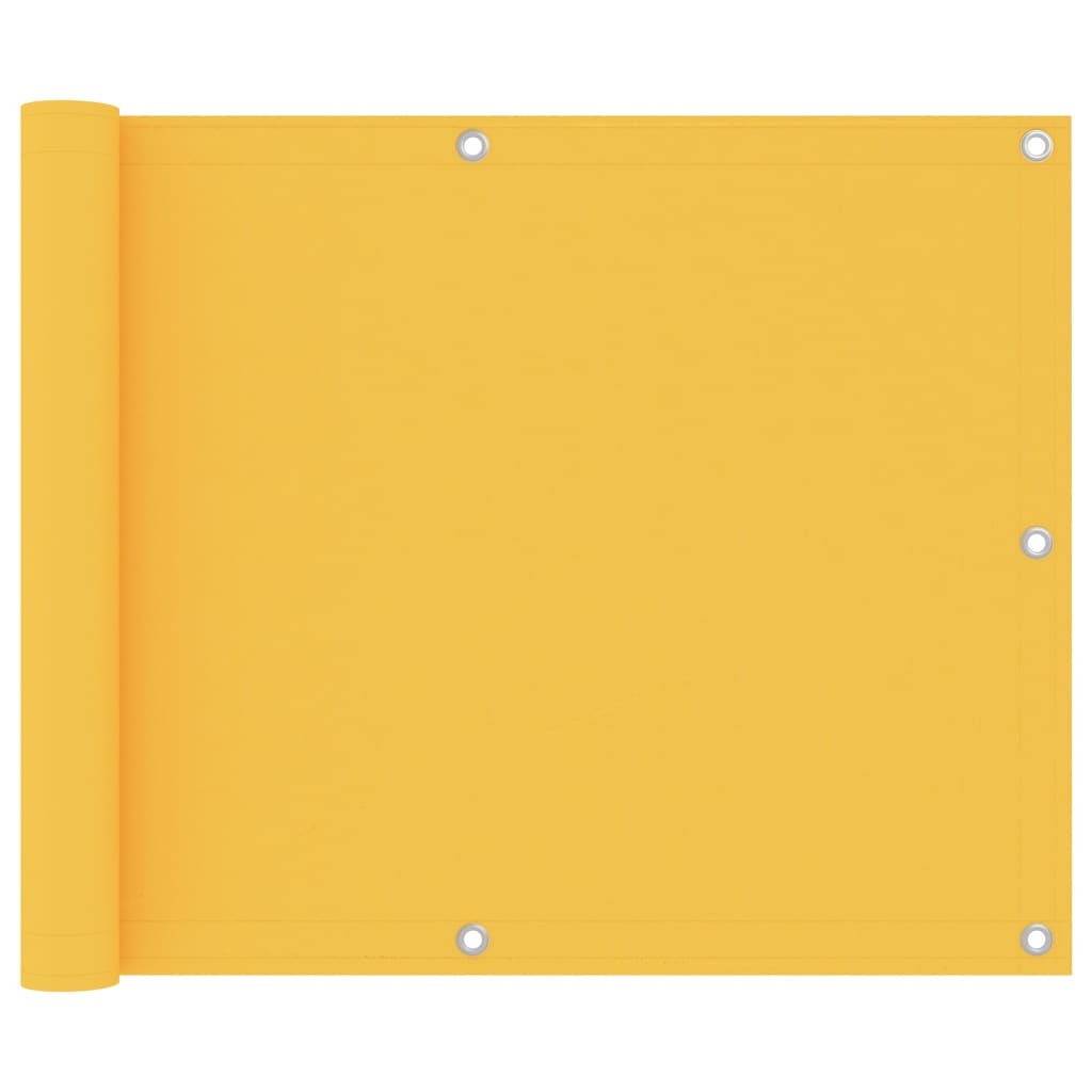 Paravan de balcon, galben, 75 x 500 cm, țesătură oxford GartenMobel Dekor