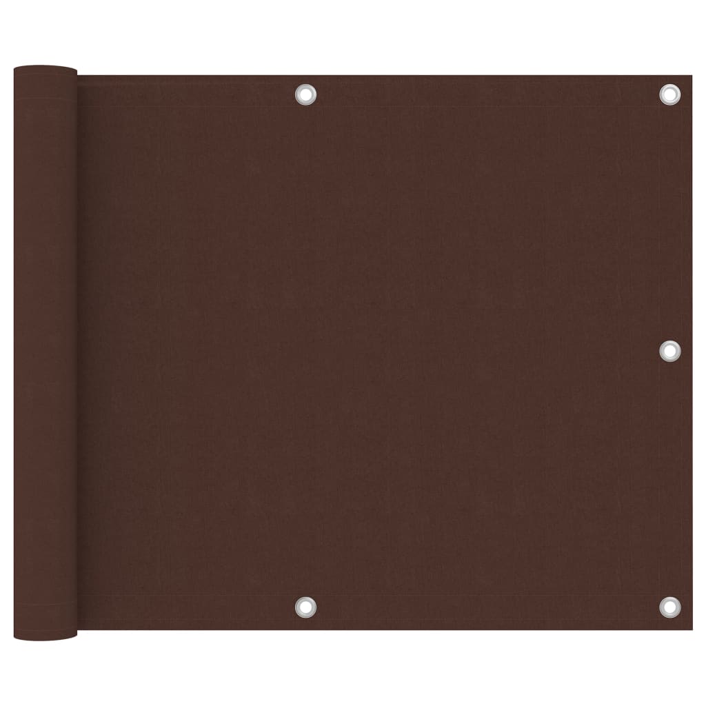 Paravan de balcon, maro, 75 x 300 cm, țesătură oxford GartenMobel Dekor
