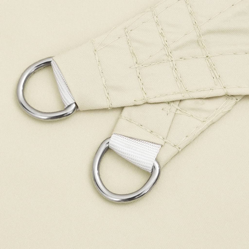 Pânză parasolar, crem, 4x4x4 m, țesătură oxford, triunghiular GartenMobel Dekor