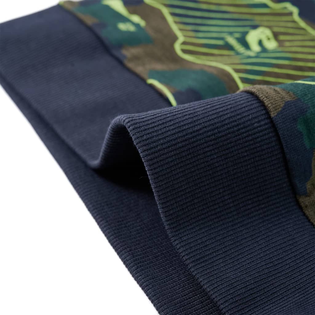 Hanorac pentru copii, kaki închis melanj, 140 GartenMobel Dekor