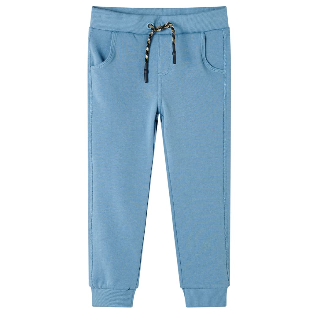 Pantaloni de trening pentru copii, albastru, 128 GartenMobel Dekor