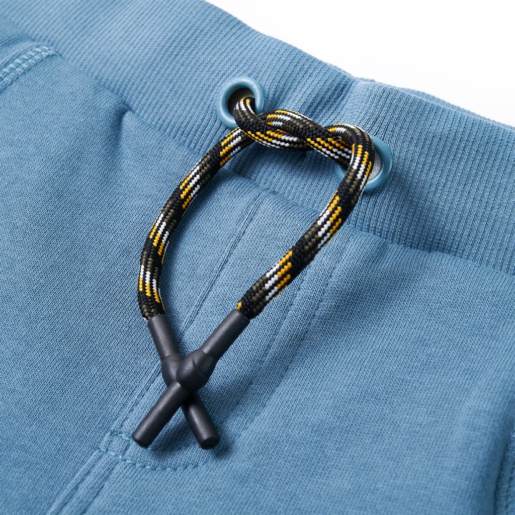 Pantaloni de trening pentru copii, albastru, 128 GartenMobel Dekor
