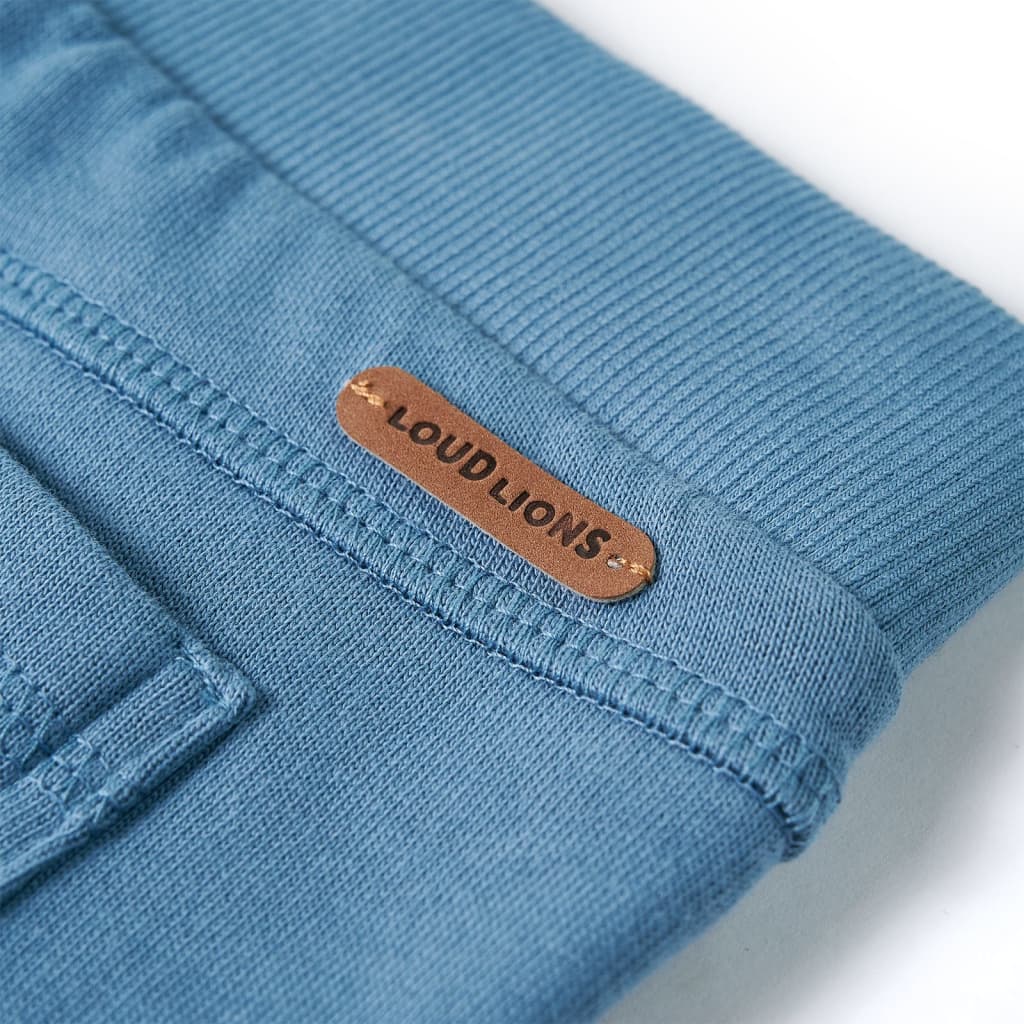 Pantaloni de trening pentru copii, albastru, 128 GartenMobel Dekor