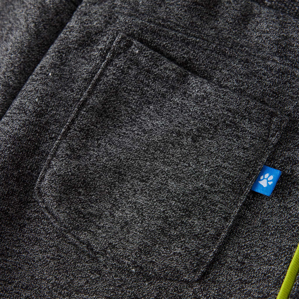 Pantaloni de trening pentru copii, gri melanj, 140 GartenMobel Dekor