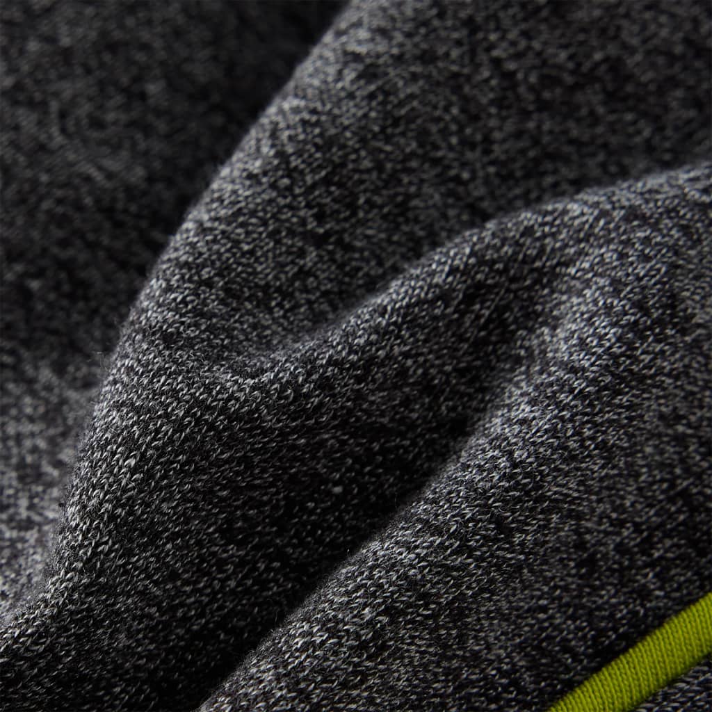 Pantaloni de trening pentru copii, gri melanj, 140 GartenMobel Dekor