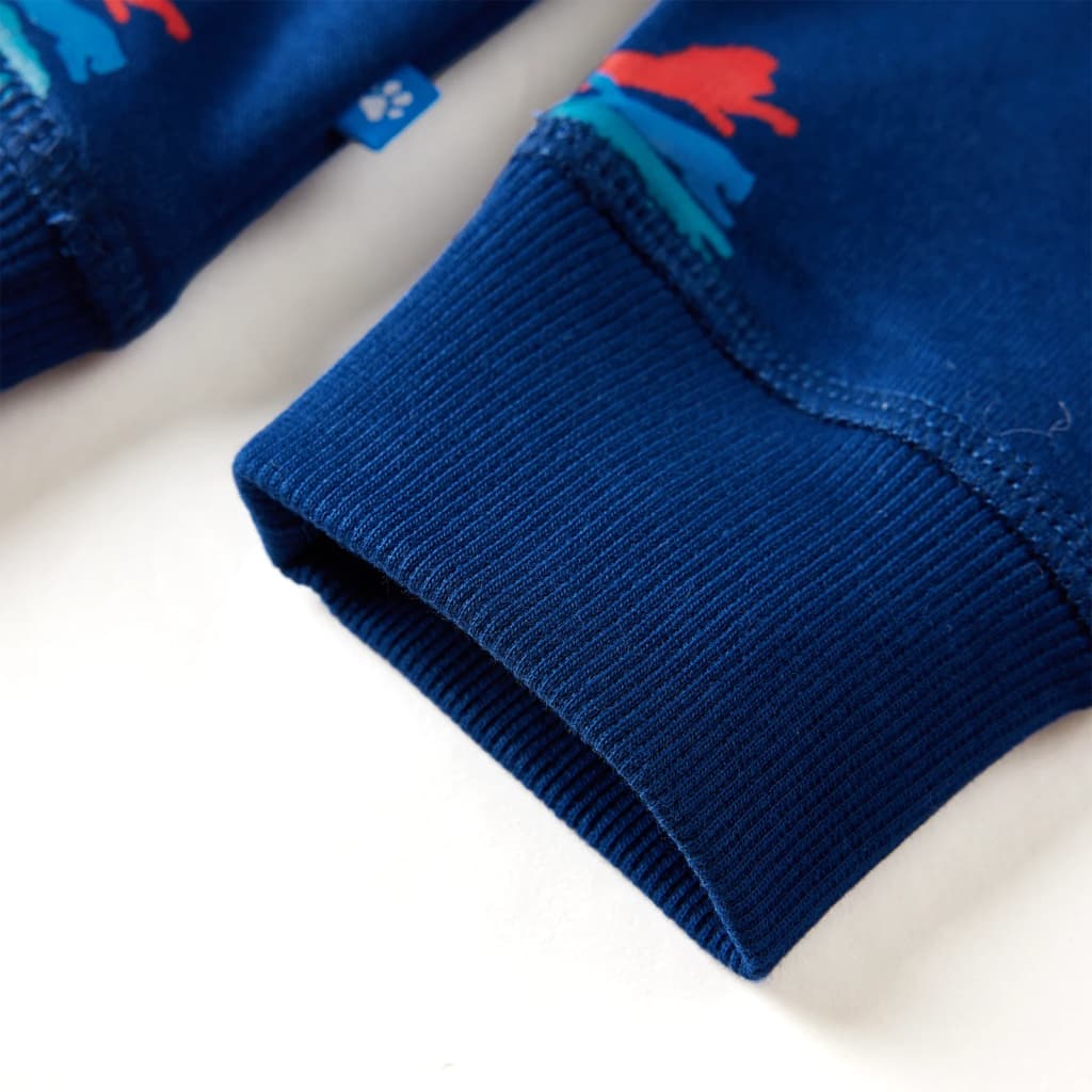 Bluzon pentru copii, albastru închis, 140 GartenMobel Dekor