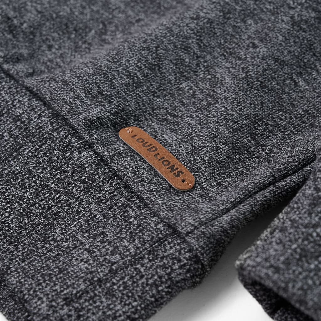 Bluzon pentru copii, bleumarin melanj, 140 GartenMobel Dekor