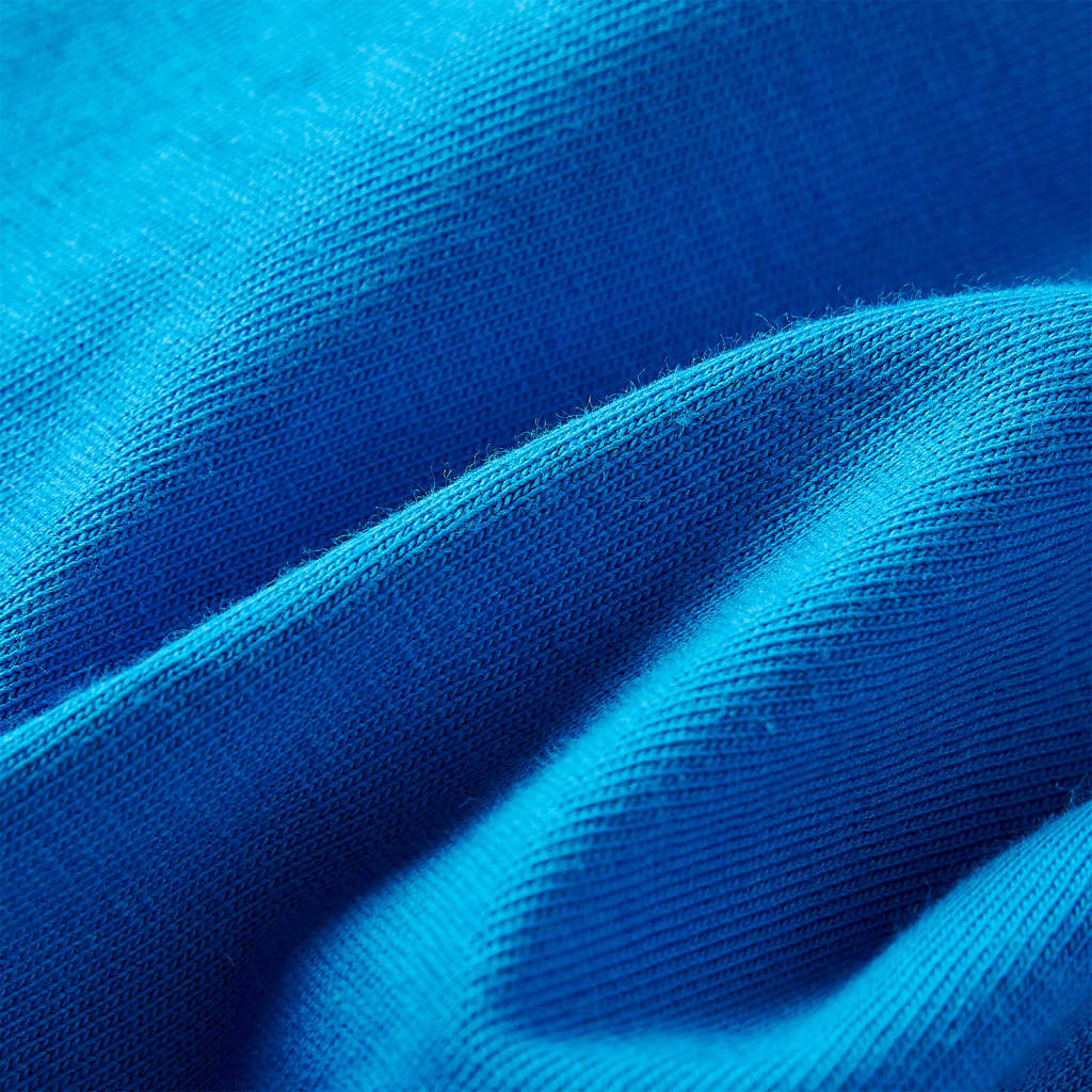 Tricou de copii cu mâneci lungi albastru cobalt, 104 GartenMobel Dekor