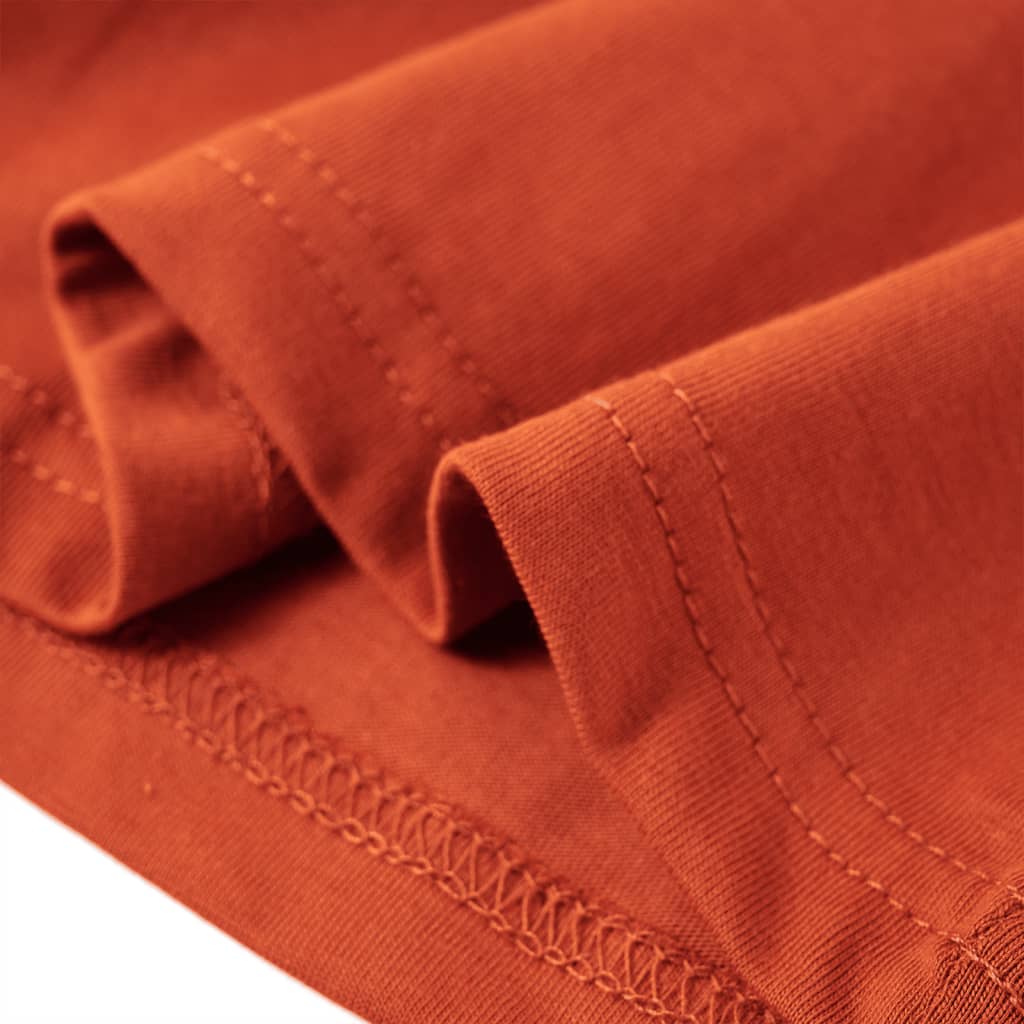 Tricou de copii cu mâneci lungi ruginiu deschis, 104 GartenMobel Dekor