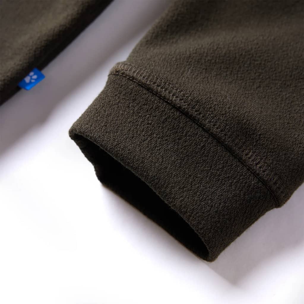 Bluzon pentru copii, kaki închis și camel, 140 GartenMobel Dekor