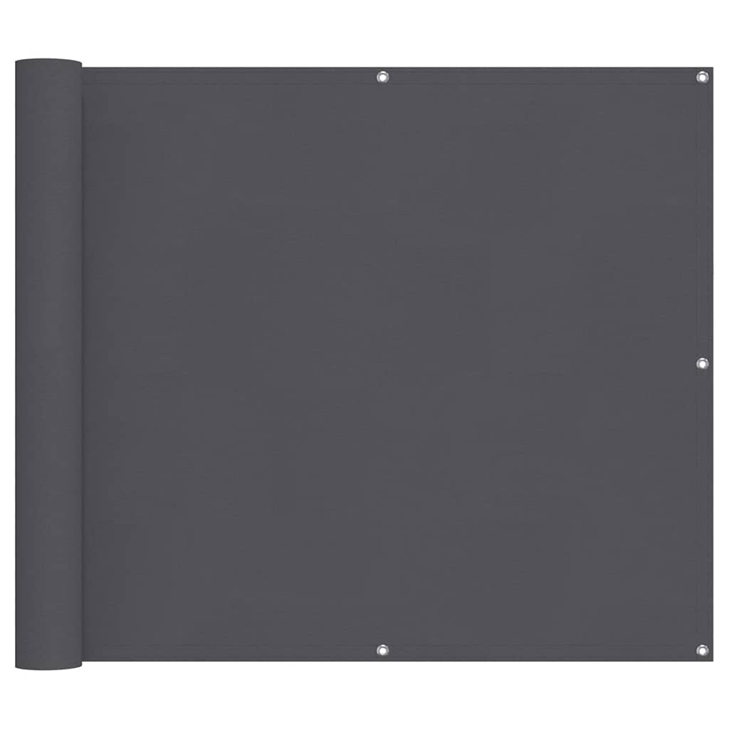 Paravan de balcon, antracit, 90 x 500 cm, țesătură oxford GartenMobel Dekor