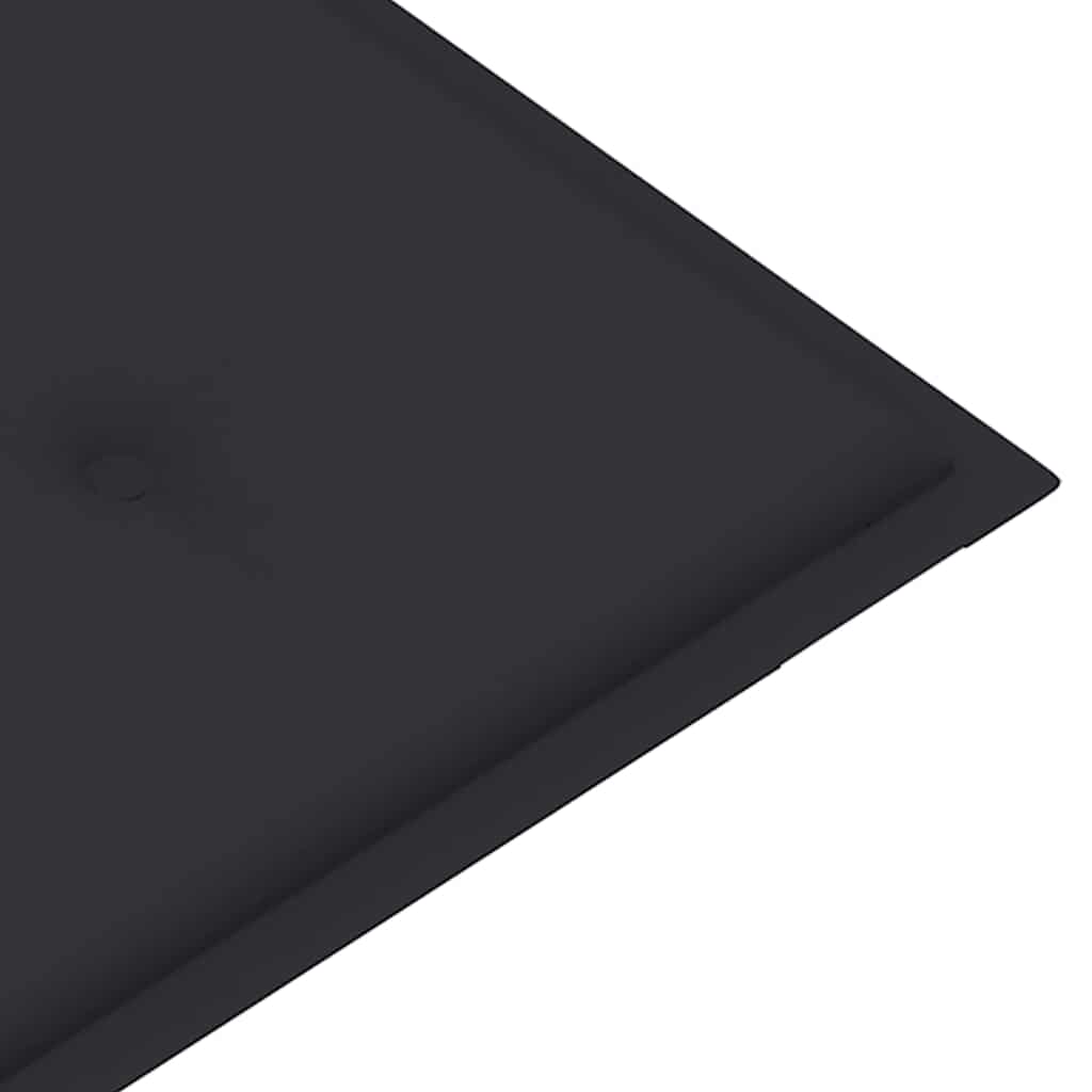 Bancă de grădină stivuibilă cu pernă, 128,5 cm, lemn masiv tec GartenMobel Dekor