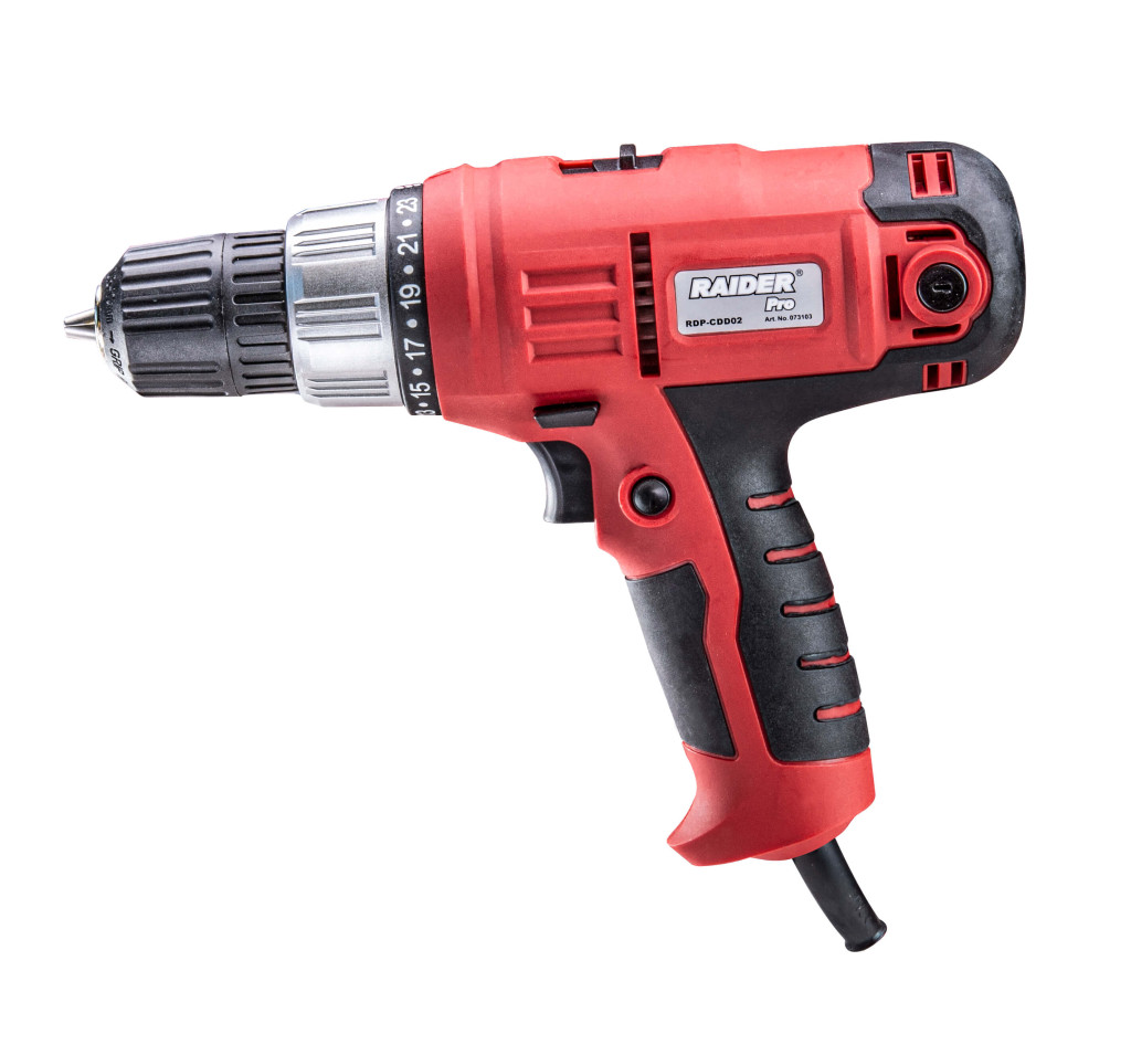 Surubelnita electrica cu fir 300W , 2 vit. 35 Nm RDP-CDD02 Raider Pro 073103 HardWork ToolsRange