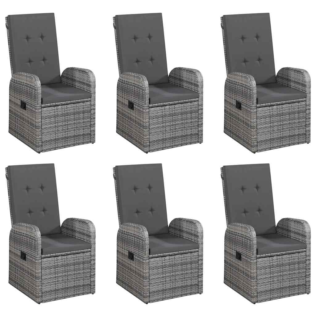 Set mobilier pentru grădină, 7 piese, gri GartenMobel Dekor