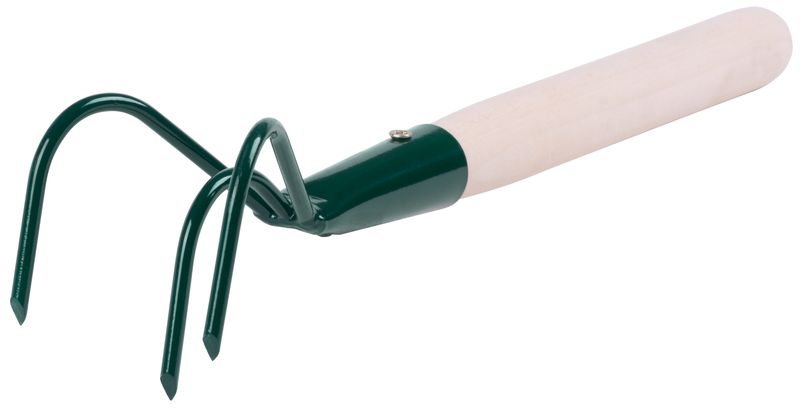 Kyprițor de sol Fed FED 006/0250 cu 3 dinți și mâner din lemn