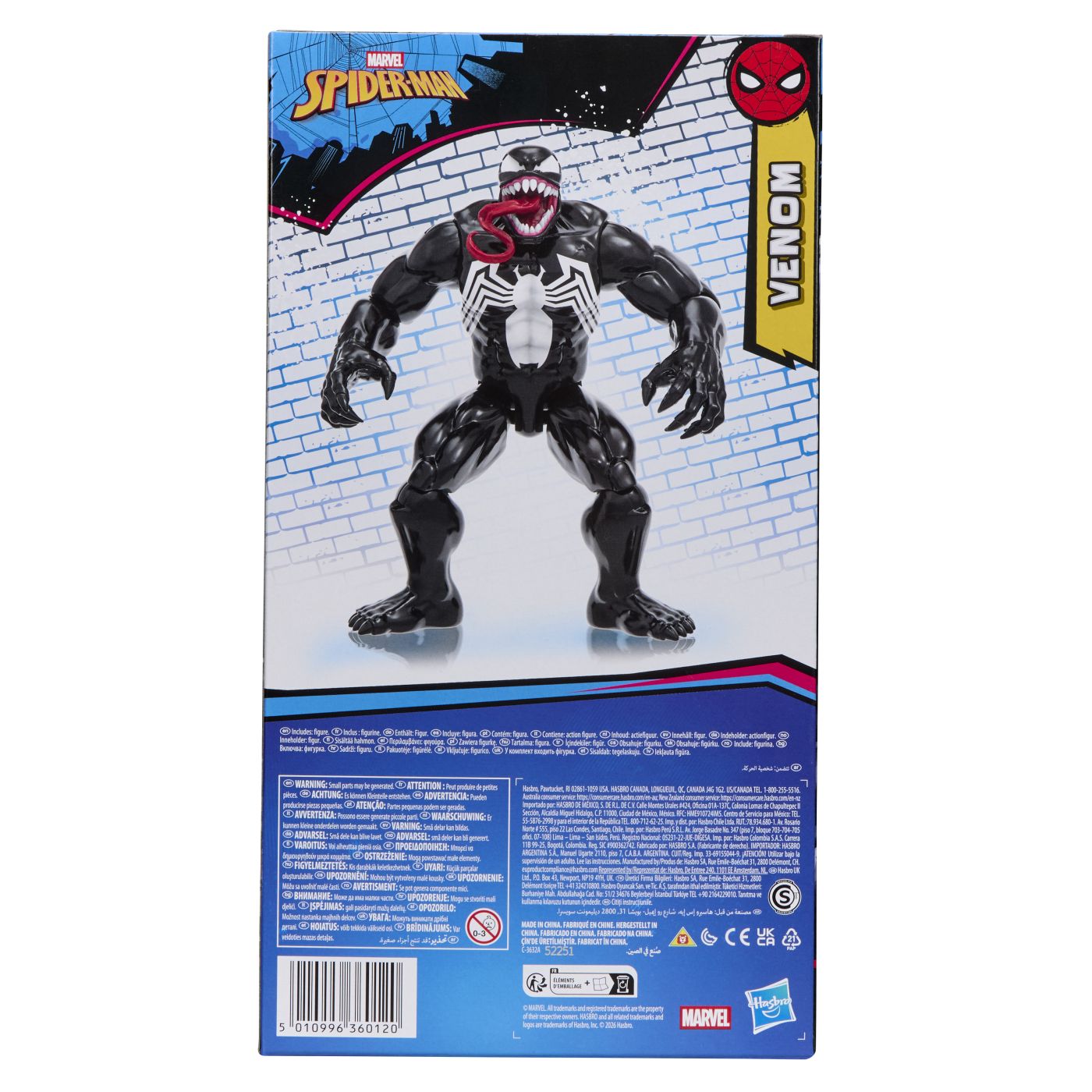 MARVEL SPIDER MAN TITAN SERIES FIGURINA VENOM 30CM SuperHeroes ToysZone