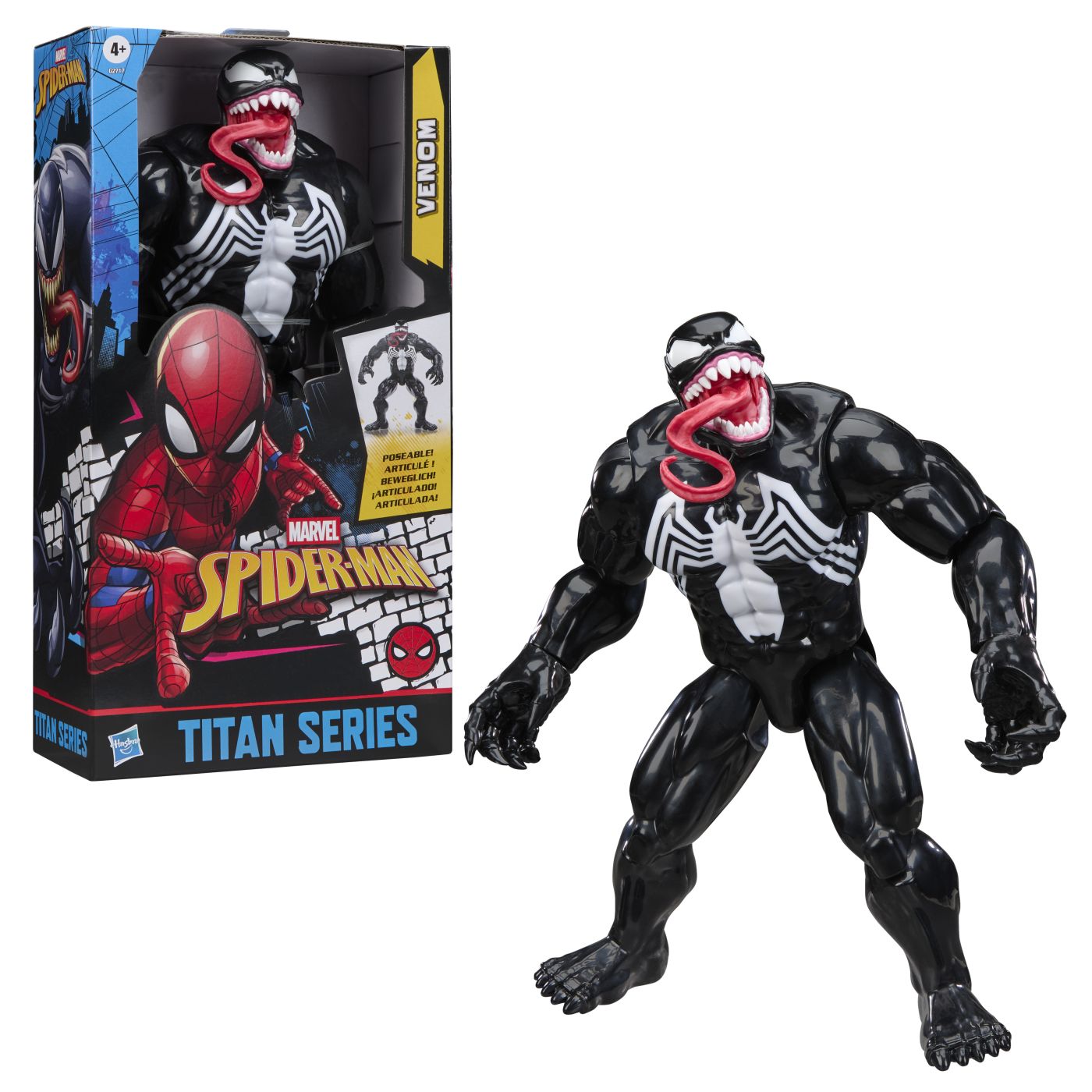 MARVEL SPIDER MAN TITAN SERIES FIGURINA VENOM 30CM SuperHeroes ToysZone