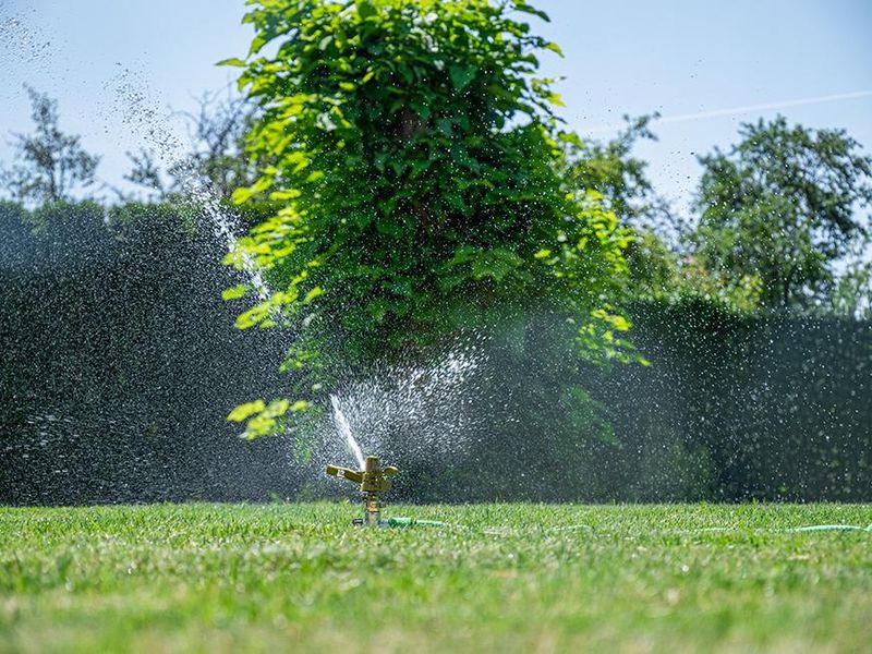 Aspersor impuls cu țepușă Strend Pro Garden pentru irigare, acoperire 75 m²