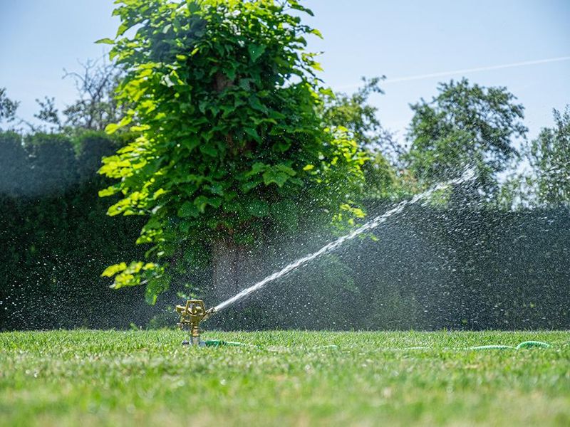 Aspersor impuls cu țepușă Strend Pro Garden pentru irigare, acoperire 75 m²