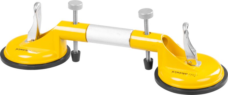 Ventuză dublă Strend Pro pentru sticlă și plăci, nivelare, 80 kg