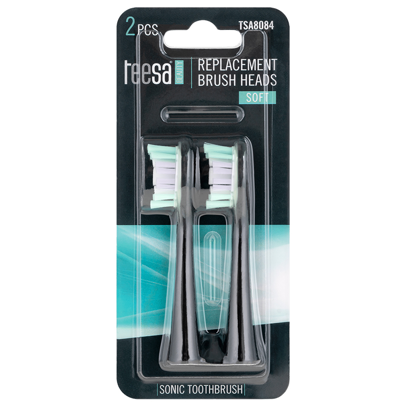 Rezerve soft pentru periuța de dinți Teesa Sonic Elite, set capete