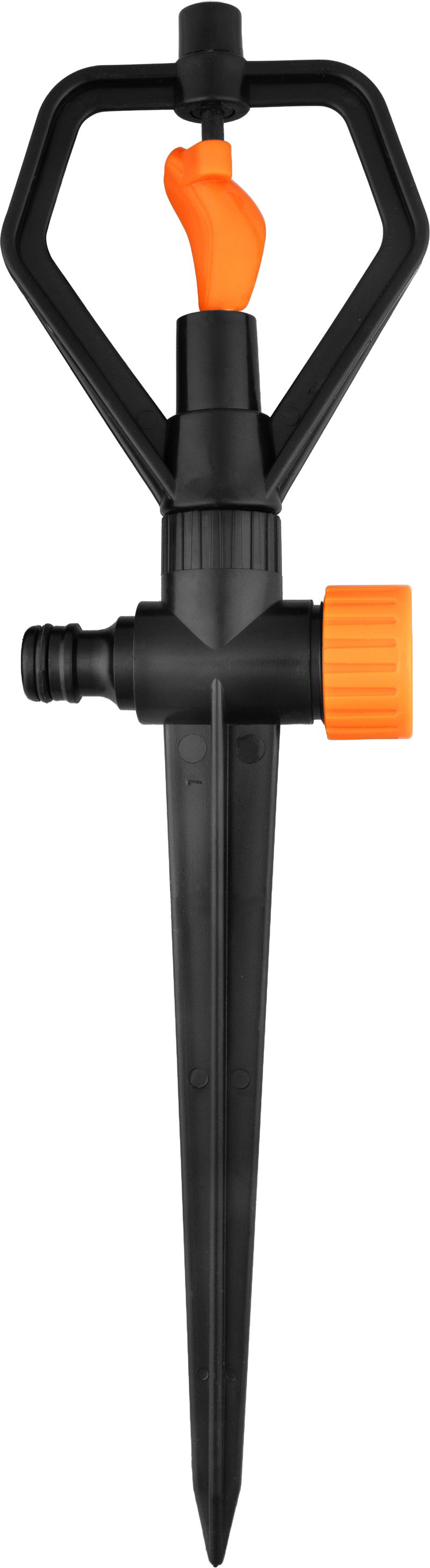 Aspersor rotativ 360° Strend Pro cu țepuș, model fluture, rază 6 m