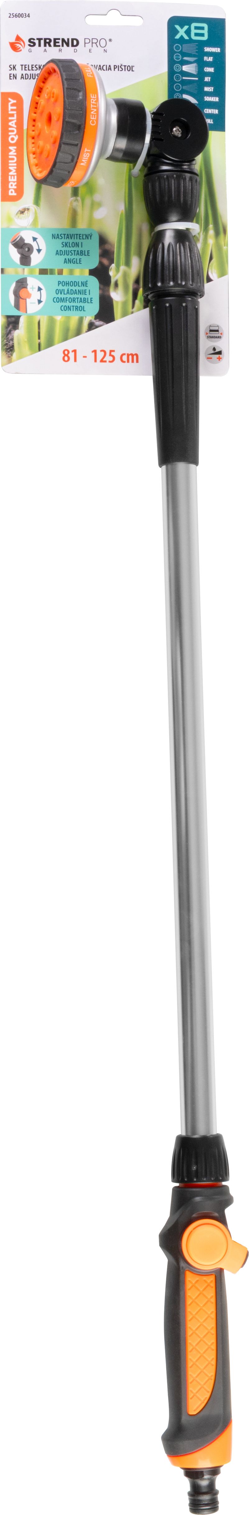 Pulverizator telescopic Strend Pro Garden pentru udare, 8 tipuri de jet