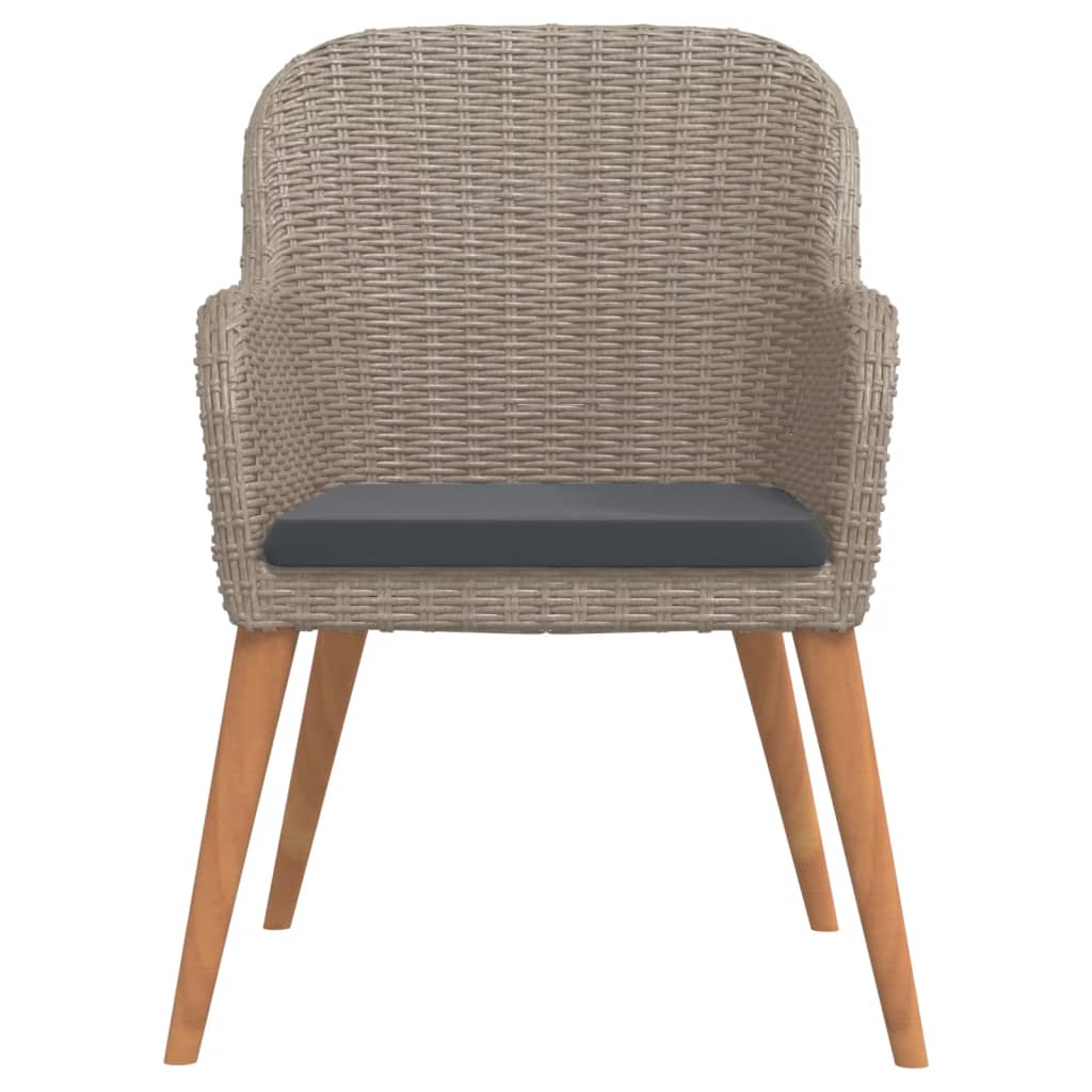 Set de masă pentru grădină, 7 piese, cu perne, maro GartenMobel Dekor