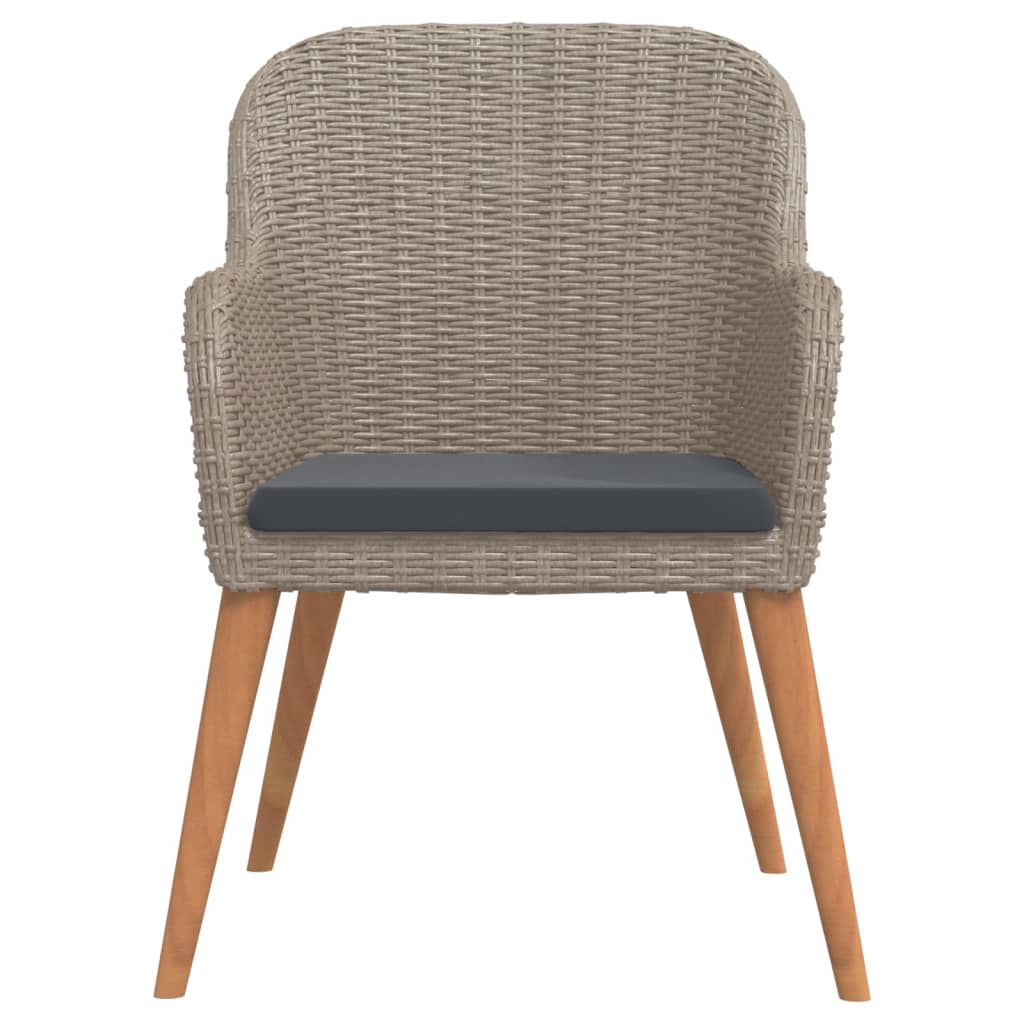 Set de servit masa pentru grădină, 5 piese, cu perne, maro GartenMobel Dekor