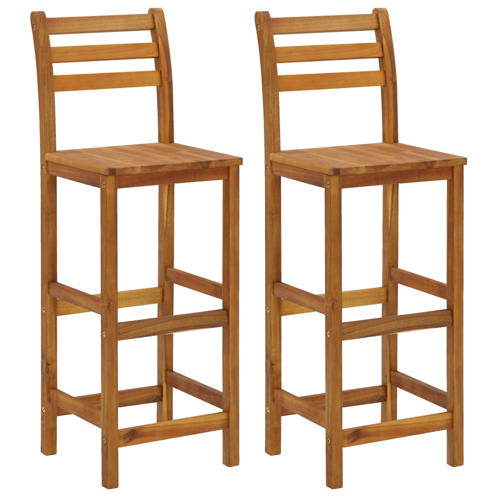 Set mobilier de bar de grădină, 3 piese, lemn masiv de acacia GartenMobel Dekor