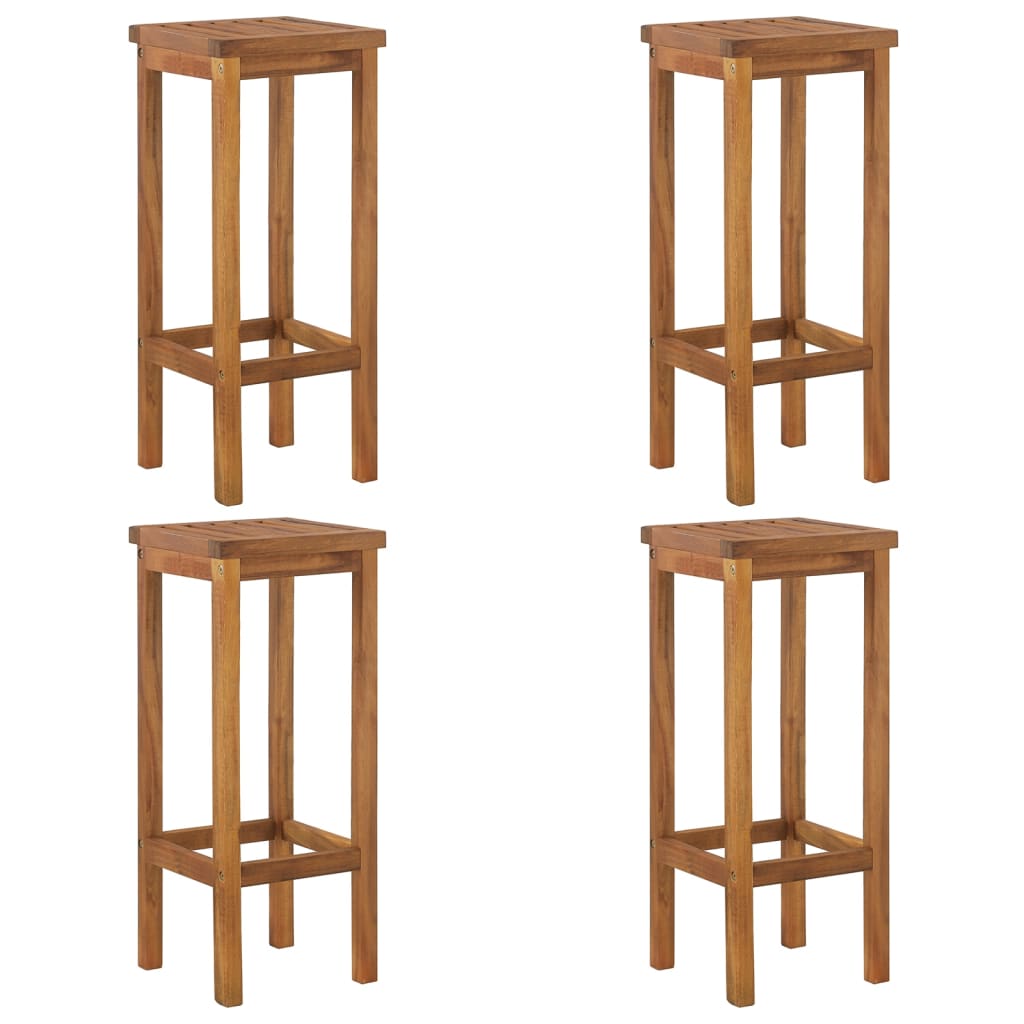 Set mobilier de bar de grădină, 5 piese, lemn masiv de acacia GartenMobel Dekor