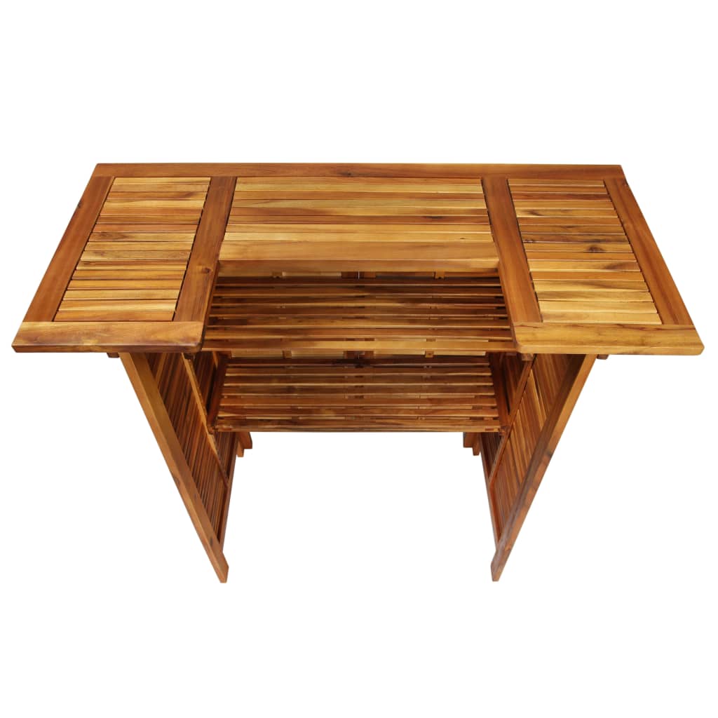 Set mobilier de bar de grădină, 5 piese, lemn masiv de acacia GartenMobel Dekor