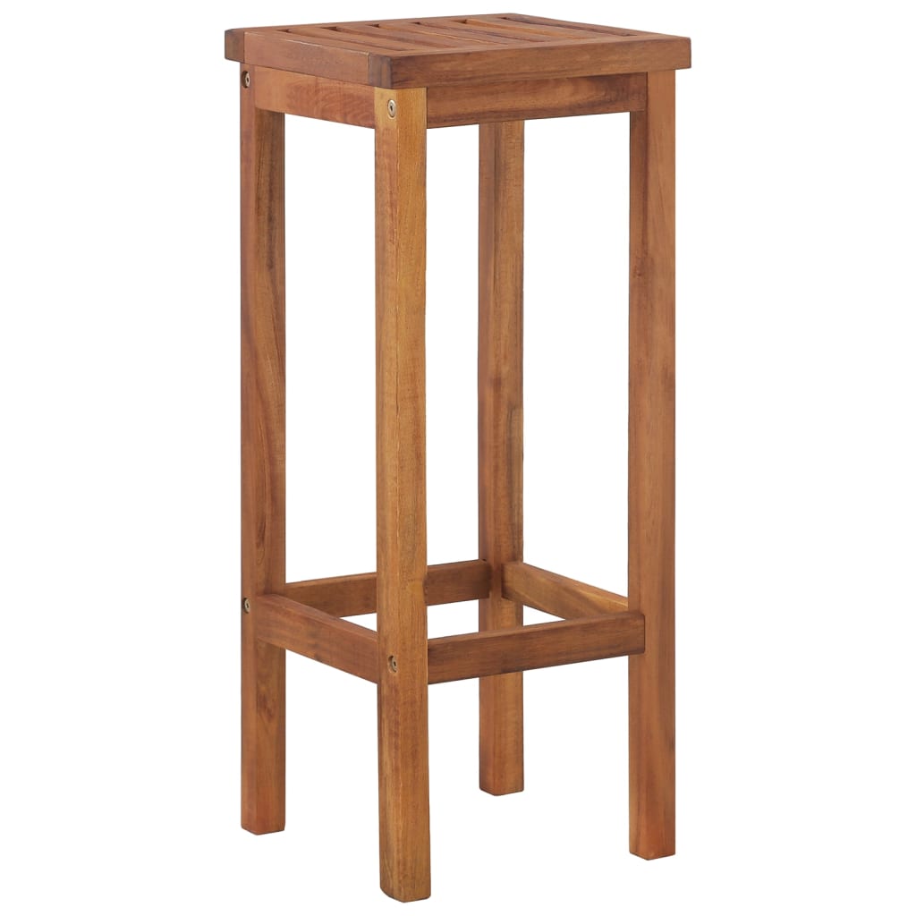 Set mobilier de bar de grădină, 5 piese, lemn masiv de acacia GartenMobel Dekor
