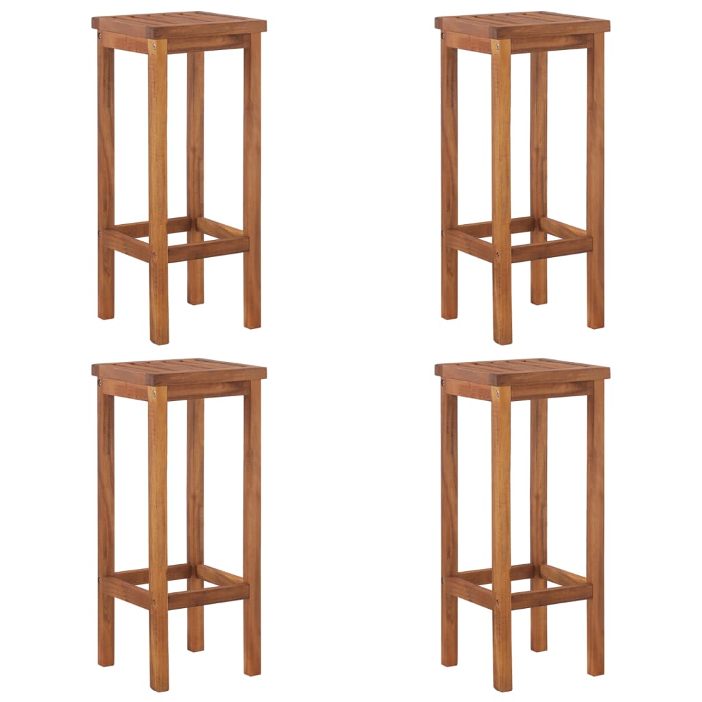 Set mobilier de bar de grădină, 5 piese, lemn masiv de acacia GartenMobel Dekor