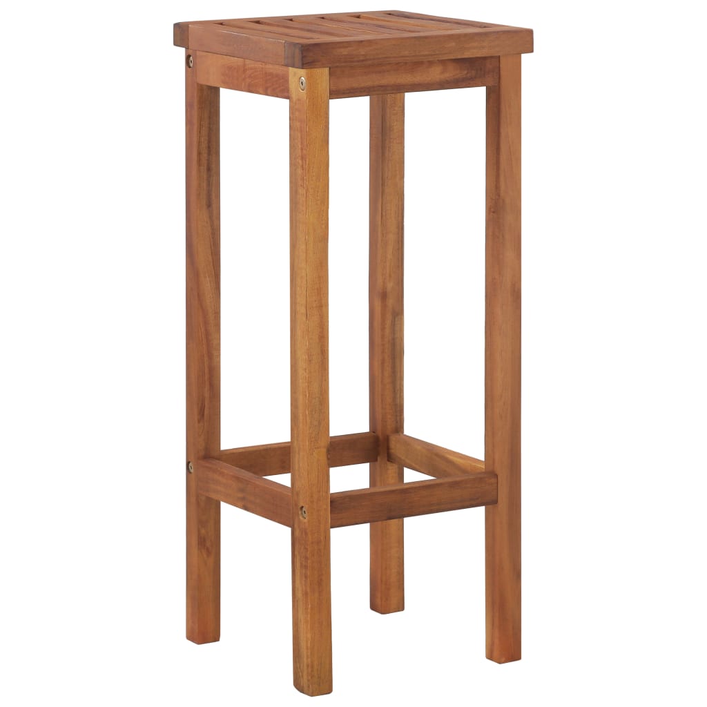 Set mobilier de bar de grădină, 5 piese, lemn masiv de acacia GartenMobel Dekor