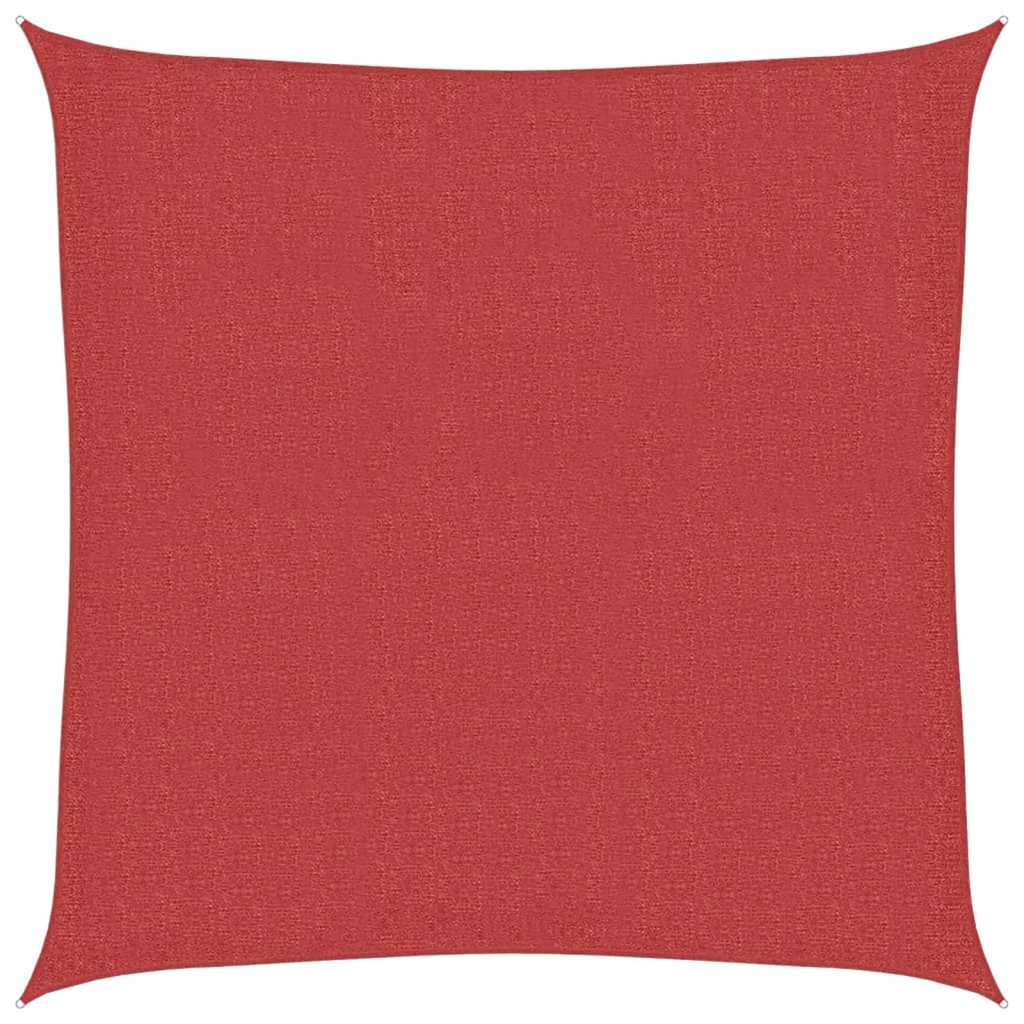 Pânză parasolar, roșu, 3,6x3,6 m, HDPE GartenMobel Dekor