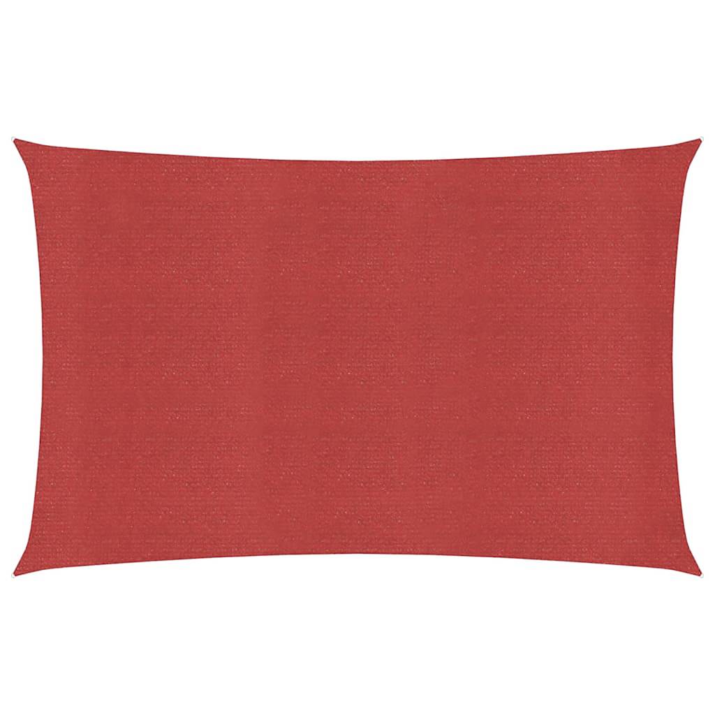 Pânză parasolar, roșu, 2,5x5 m, HDPE, 160 g/m² GartenMobel Dekor